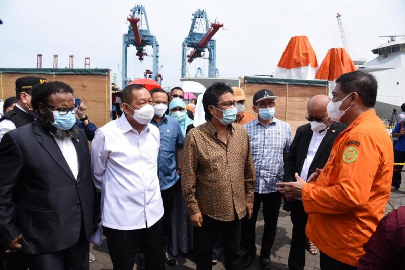 Rombongan Komisi V DPR RI mengunjungi posko terpadu JICT 2 Tanjung Priok