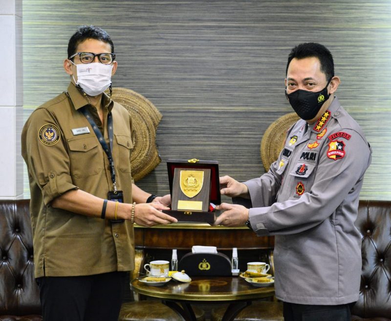 Visited by Sandiaga, Kapolri Discussed Strengthening 5 Super Priority Destinations