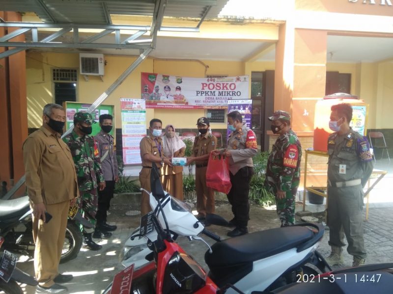Kunjangan Kampung Tanguh Dan Posko PPKM Desa Sarakan