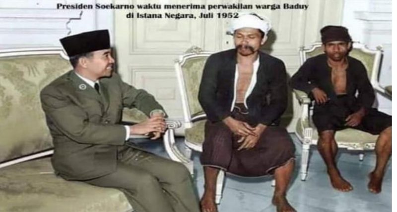 In July 1952 Baduy people were already known by Ir. Soekarno, the former President of the Republic of Indonesia (PRI)