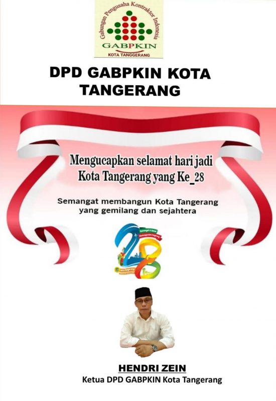 iklan Ucapan selamat Ulang Tahun Kotangerang yang Ke-28