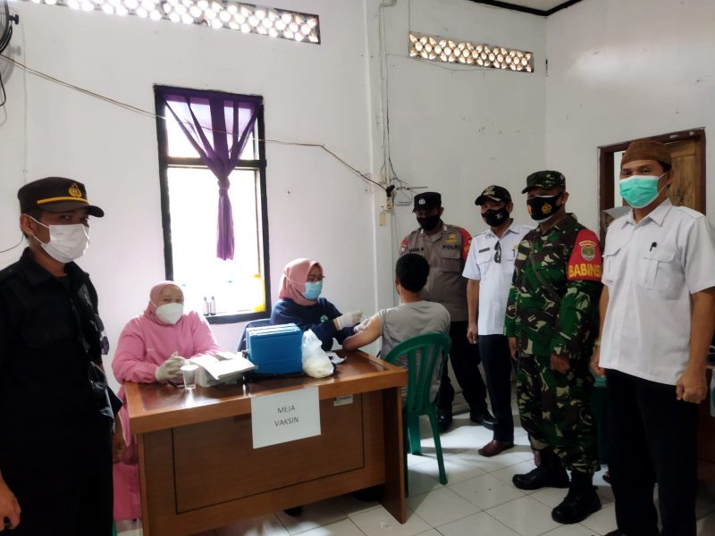 Desa Pangadegan Menggelar Vaksinasi Dosis Tahap ke II
