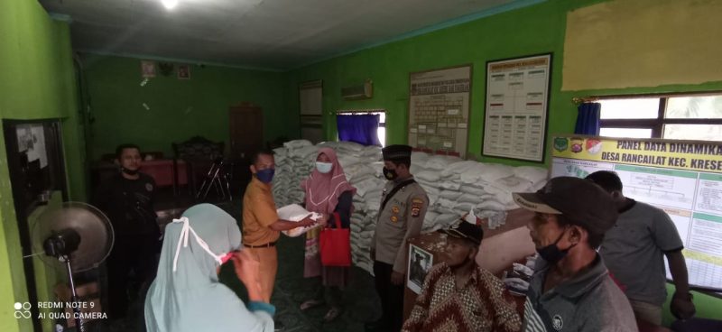 Polresta Tangerang Kawal Distribusi Bansos Beras BST dan PKH