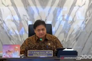 Ailangga Hartanto Menteri Koordinator Bidang Perekonomian akan memprekdisi bahwa Ekonomi Indonesia tauh 2021