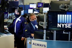 Saham-saham di Bursa Efek New York, Wall Street, Amerika Serikat, mengawali pekan ini dengan catatan optimis