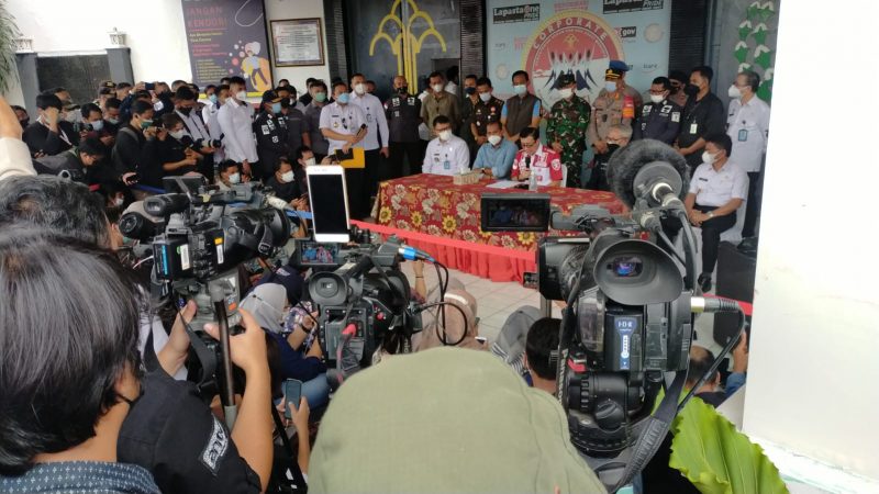 KONPRENSI PERS TERKAIT TRAGEDI KEBAKARAN LAPAS KELAS 1 TANGERANG RABU DINI HARI TADI