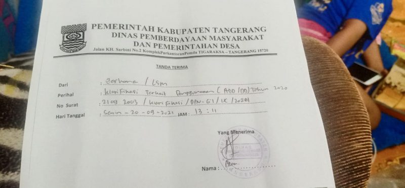Hilangkan Kesan “Teman Makan Teman” Dua Lembaga Resmi Surati Pemdes Ranca Kelapa