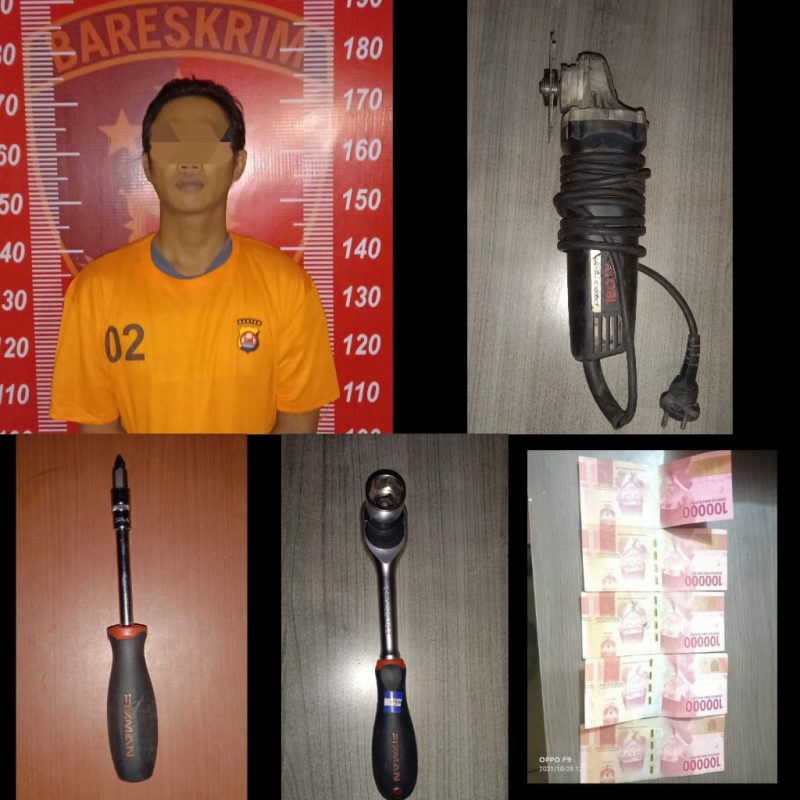 Polsek Cikupa Polresta Tangerang Ringkus Pencuri Kabel Genset Toko Material