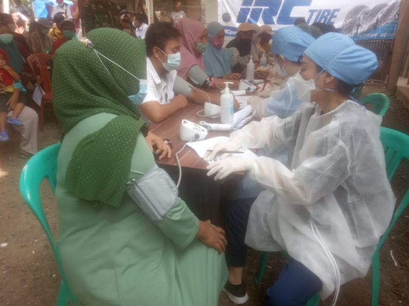 Upaya dalam mencapai percepatan jumlah vaksin di Kabupaten Tangerang, Koramil 12 Rajeg