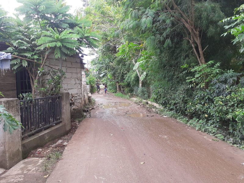 Jalan Kemuning, Sekitar 250 Meter lagi belum di teruskan di beton