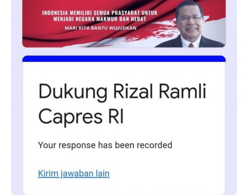 Minta Dukungan Jadi Capres 2024, Rizal Ramli Ungkap Hal Tegas