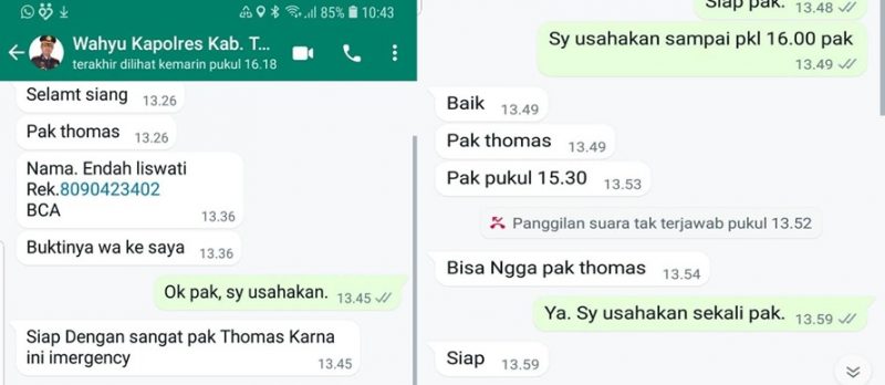 SMS melalui WhatsApp, kini jadi heboh.