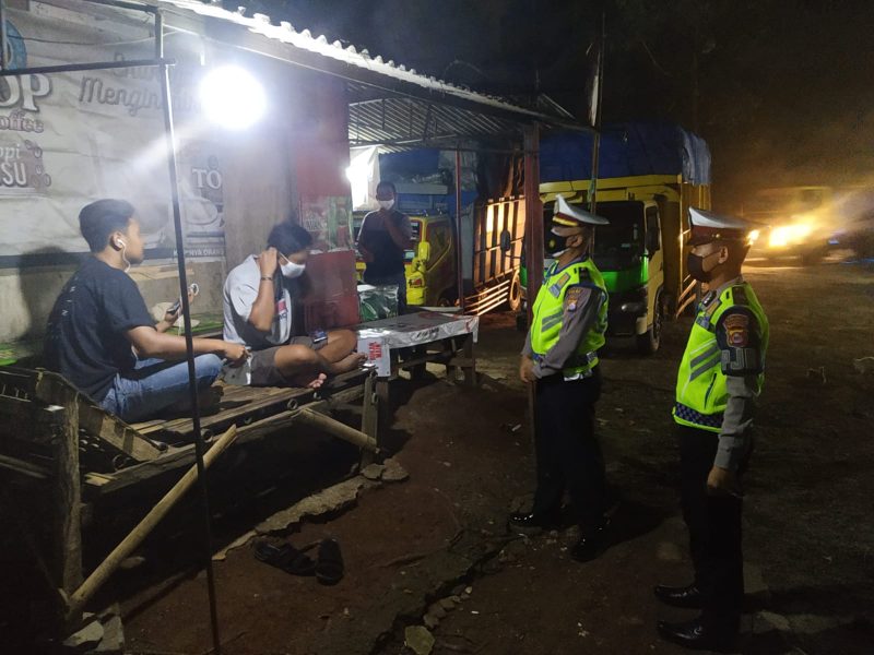 Penerapan Kebijakan PPKM Level 3 Ditlantas Polda Banten Laksanakan Patroli KRYD