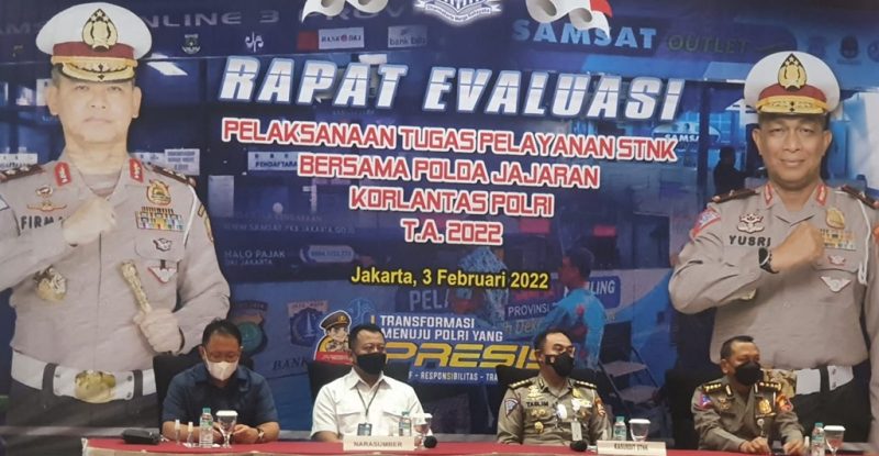 Ditlantas Polda Banten Hadiri Rapat Evaluasi Pelaksanaan Tugas Pelayanan STNK