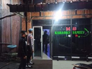 Polres Serang dan bersama Tim Pol.PP Serang melakukan tempat hiburan malam (THM) “Moro Seneng