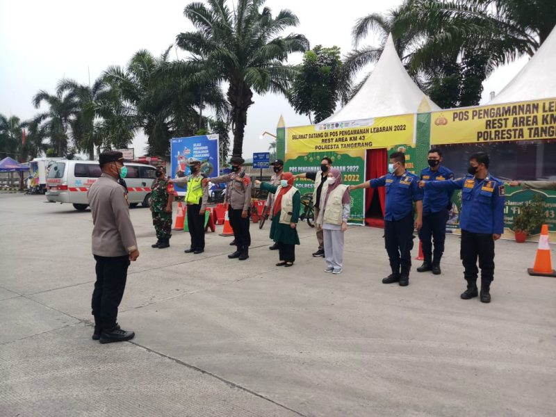 Kapospam Pimpin Apel di Rest Area Km.43 Tol Tangerang-Merak
