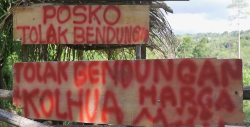 Tampa ada koordinasi antar warga, Walikota asal bangunan Bendungan, Masyarakat kecewa Kolhua