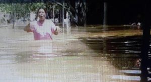Warga yang dampak banjir ada sekitar 756 Kepala keluarga dengan 45 RT , kini sekarang warga