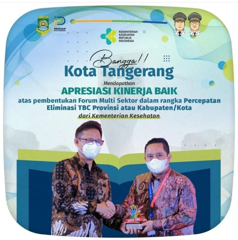 Pemerintah Kota Tangerang Mendapatkan Apresiasi dari Kemenkes