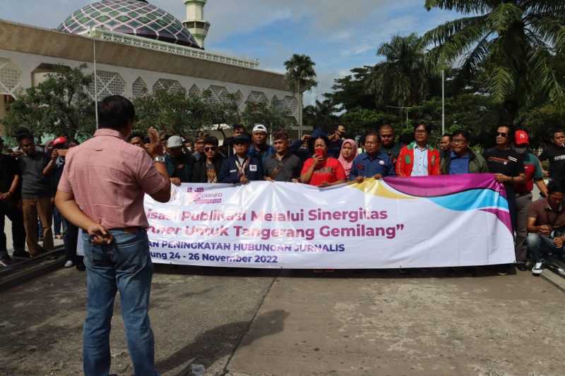 Terimakasih kepada rekan Media yang hadir ini kita adakan sebagai Agenda pemerintah kabupaten Tangerang Melalui diskominfo.