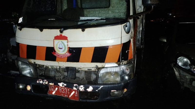 Tabrakan membawa maut yang di kemudikan oleh An.Bahar (43) menabrak motor jenis Bentor (Roda tiga) dengan Nopol.DD 3452 IS, kini dalam proses polisi