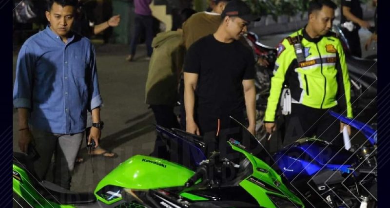 OPS ini ada beberapa motor yang tangkap dan di amankan oleh pihak polres Cirebon.
