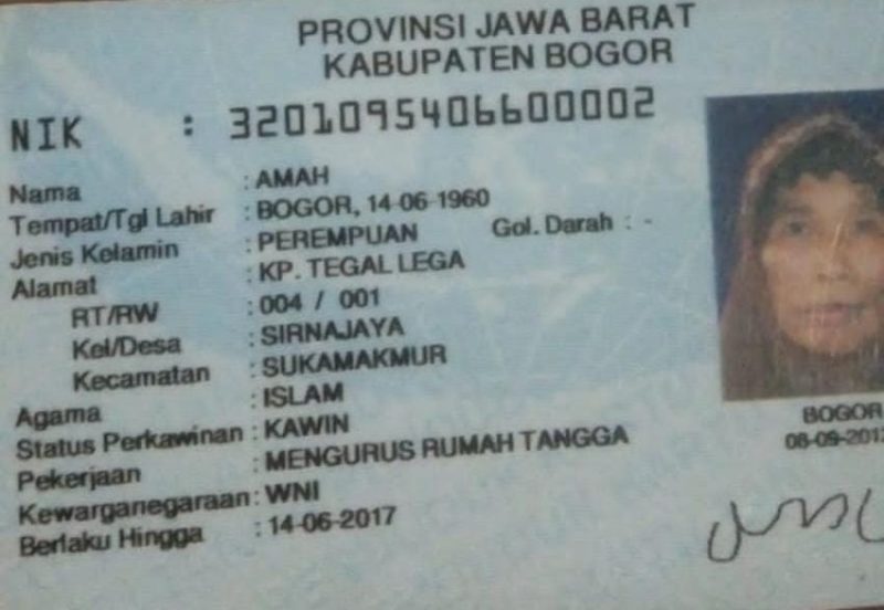 Seorang pasien Amah di RSUD Cibinong Bogor terlantar, meninggal.