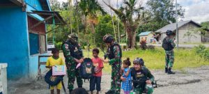 Anak papua yang perbatasan indonesia timur semangat belajar tinggi.