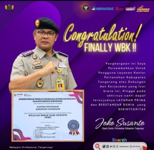 Predikat ini disematkan kepada unit kerja atau instansi yang berhasil membangun penguatan kualitas.