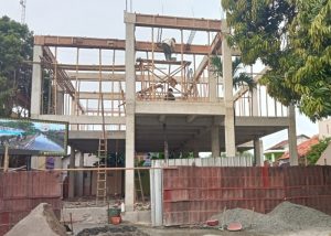 Pemdes GaGa Kecamatan paku Haji Bangun Kantor Desa Guna untuk meningkatkan kualitas pelayanan.