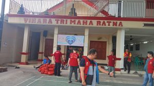 Panitia Bersama Baksos Imlek Serahkan 300 Paket Sembako