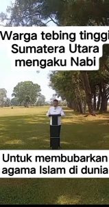 Warga minta pada pihak polisi agar tangkap orang gila yang mengaku nabi bodong.