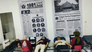 Peringati HUT RI ke-79, PWI Gandeng PMI Gelar Donor Darah.