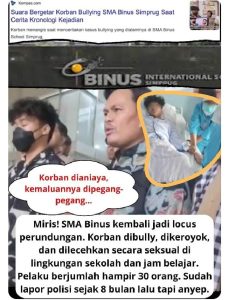 Sekolah yang sudah terbukti melakukan Bulliying agar ditutup sekolah, tidak melahirkan anak didik yang unggul.