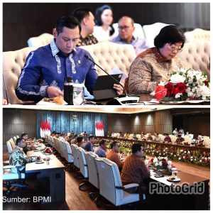 Ikuti Sidang Kabinet Terakhir di IKN, Menteri AHY Komitmen Tuntaskan Program PTSL, Reforma Agraria, dan Pemberantasan Mafia Tanah.