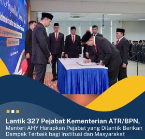 AHY Berpesan pada Pegawai ATR/BPN agar banyak belajar dan memahami tentang tugas.