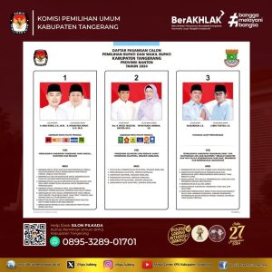 Silahkan pilih pilihanmu, di saat penyeblosan di 27 Nopember 2024 mendatang.