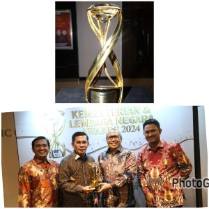 Berhasil Menciptakan Ekosistem Komunikasi, Kementerian ATR/BPN Terima Penghargaan Pelayanan dan Komunikasi Publik dari iNews TV.