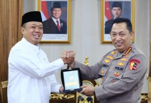 Kunjungi Kapolri, Menteri Nusron Perkuat Kerja Sama untuk Berantas Mafia Tanah.