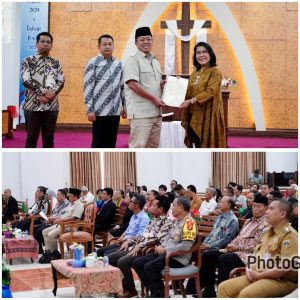 Penyerahan sertipikat tanah seluas 430 meter persegi ini menandai pengakuan negara atas kepemilikan lahan gereja.