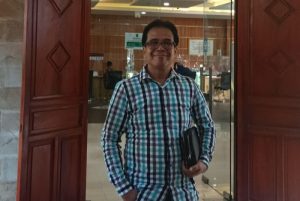 Sudah damai tidak mau bayar di jadikan  tersangka Aris Suwarno gugat polisi praperadilan.