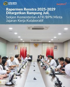 Kepala kantor Pudji Prasetijanto Hadi : Jangan sampai kita salah persepsi terkait apa yang harus kita laksanakan ke depan karena kita juga dikejar waktu.