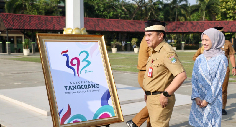 Bupati Tangerang membuat sembara : akhirnya terpilih 11 finalis, dan dewan juri menetapkan karya terbaik yaitu milik Saudari Fathiya Rahma,