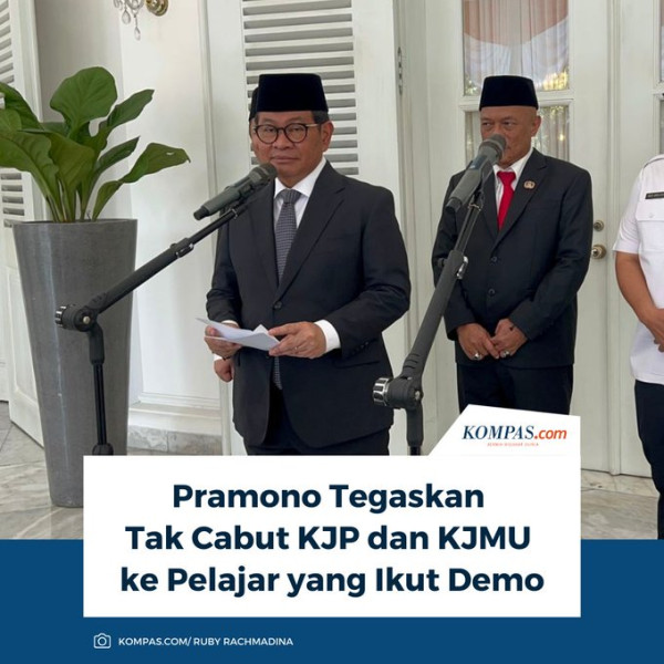 Siswa dan Mahasiswa sudah dapat bantuan biaya dari Pemerintah, ia tersandung demo agar anak di bina.