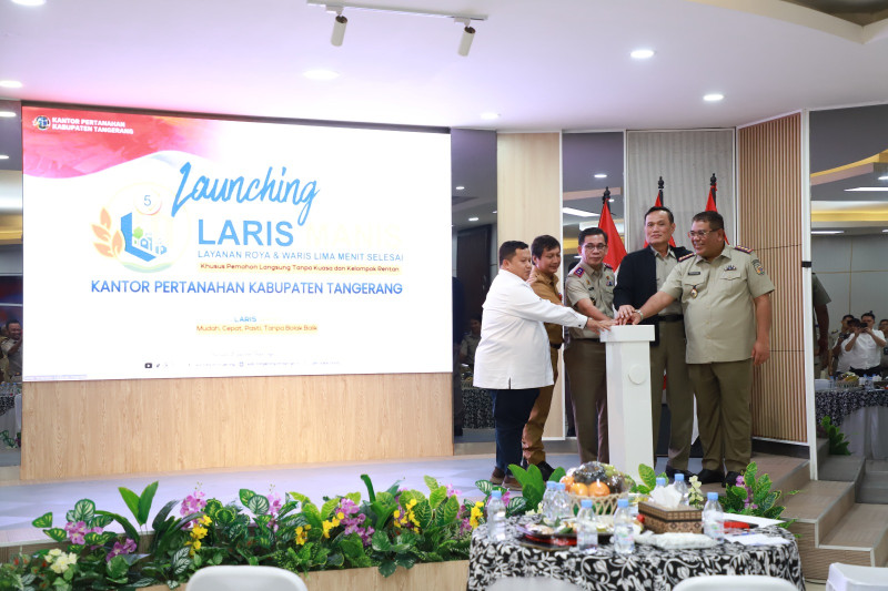 Luncurkan Layanan Roya dan Waris Lima Menit , Laris Manis, Masyarakat Tak Perlu Bolak-balik ke Kantor Pertanahan.