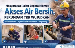 Tanggung jawab tersebut terus diwujudkan melalui perluasan jangkauan jaringan perpipaan air bersih ke berbagai wilayah pelayanan.