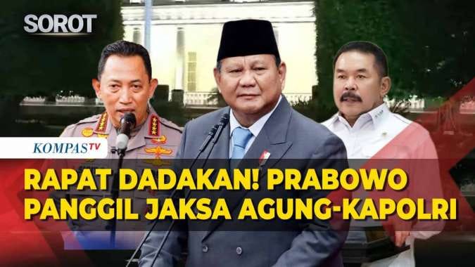 Diduga antara polisi dengan jaksa merebutkan lahan, kali terjadi kabinet merah putih.