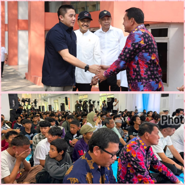 Kunjungan tersebut dilakukan untuk melihat secara langsung kesiapan pelaksanaan program Sekolah Rakyat sekaligus.